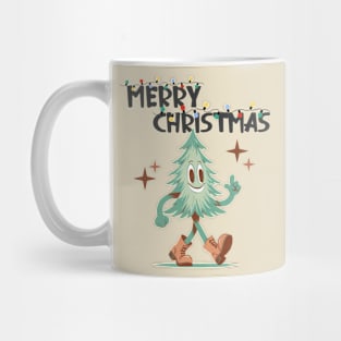 Festive Frolic: Walking Christmas Tree Mug